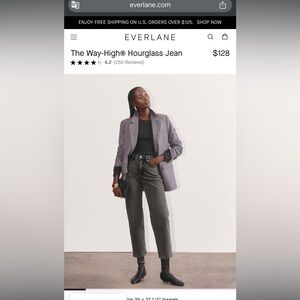 Everlane the relaxed straight jean.New no tags